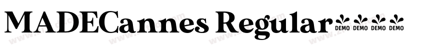 MADECannes Regular字体转换